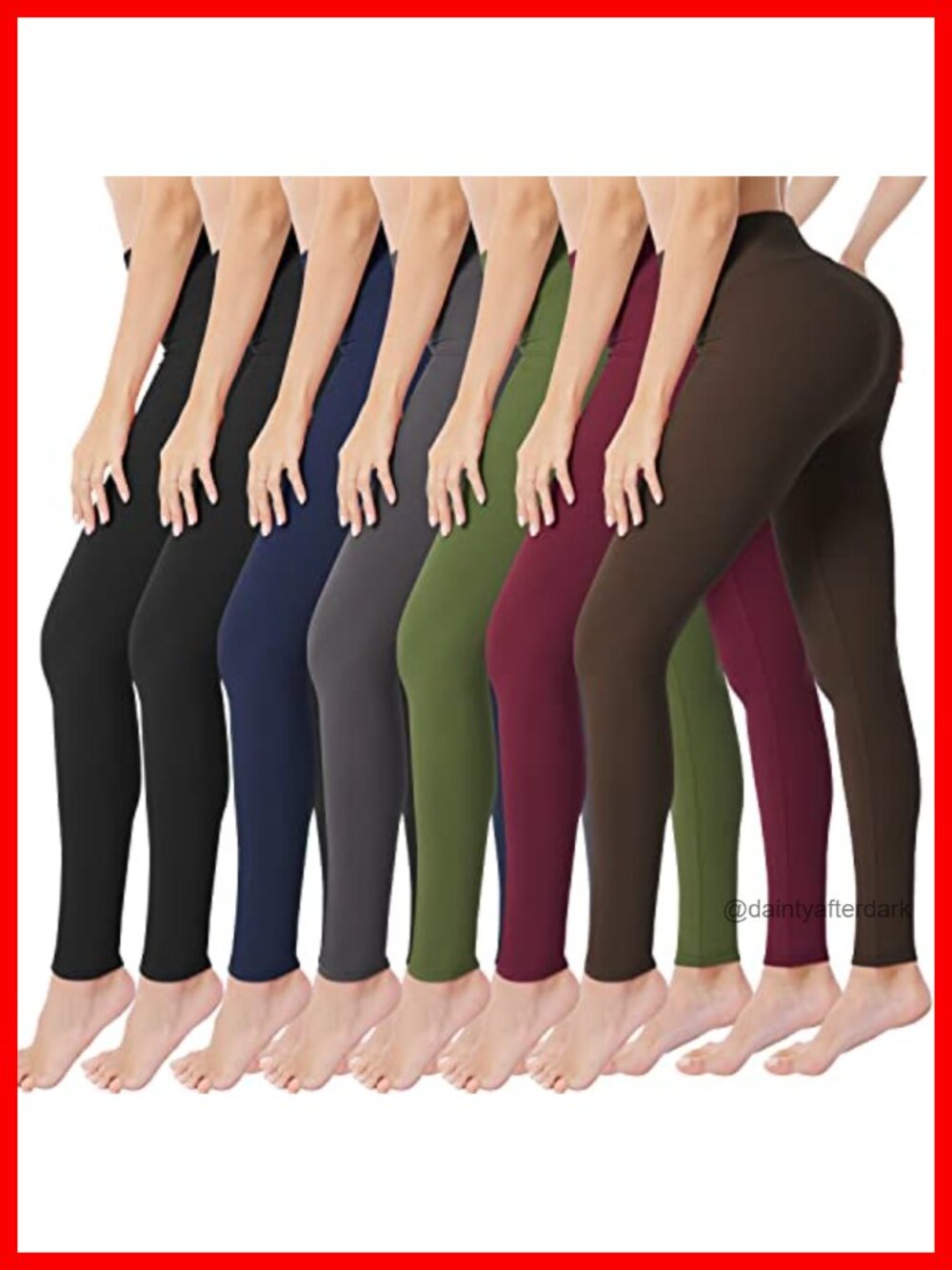 High Waisted Yoga Leggings for Women 4-Way Stretch
